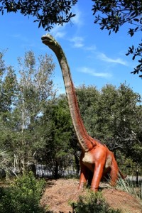 Animatronic Brachiasaurus welcomes Aquarium visitors this summer